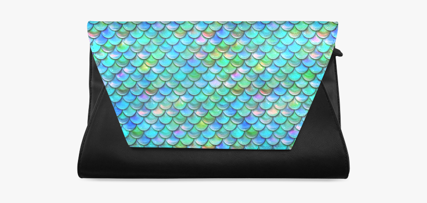 Mermaid Scales Clutch Bag - Handbag, HD Png Download