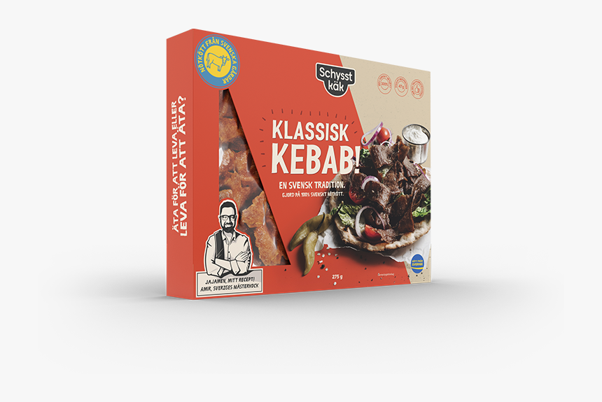Schysst Käk Kebab , Png Download - Schysst Käk Vego Kebab, Transparent Png