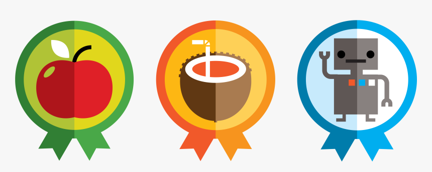 Foodzy Badges - E Badge Design, HD Png Download