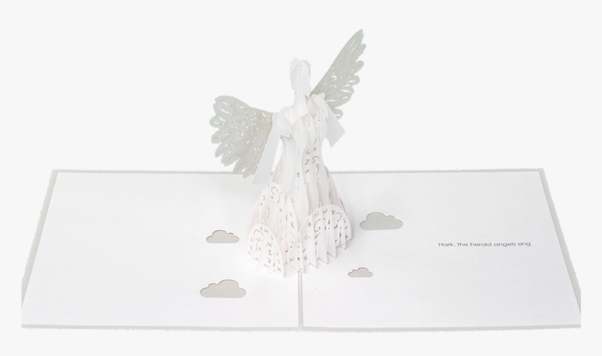 Christmas Angel Pop Up Greeting Card - Angel, HD Png Download