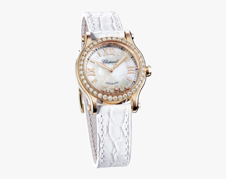 Chopard Happy Sport Watch White, HD Png Download