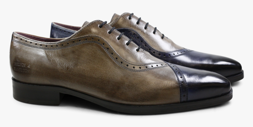 Oxford Shoes Lance 16 Navy Smoke Morning Grey - Melvin & Hamilton, HD Png Download