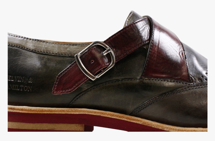 Monks Eddy 14 Smoke Grey Morning Grey Strap Burgundy - Slip-on Shoe, HD Png Download