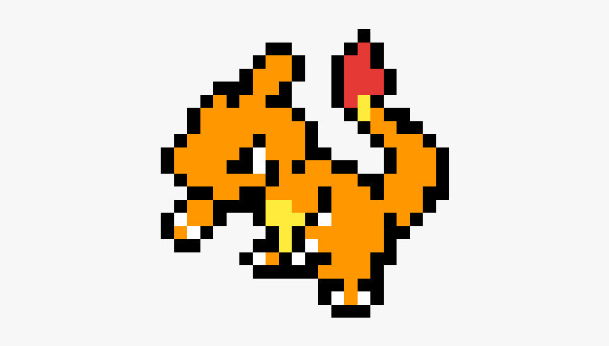 Pixel Art Pokemon Charmeleon, HD Png Download