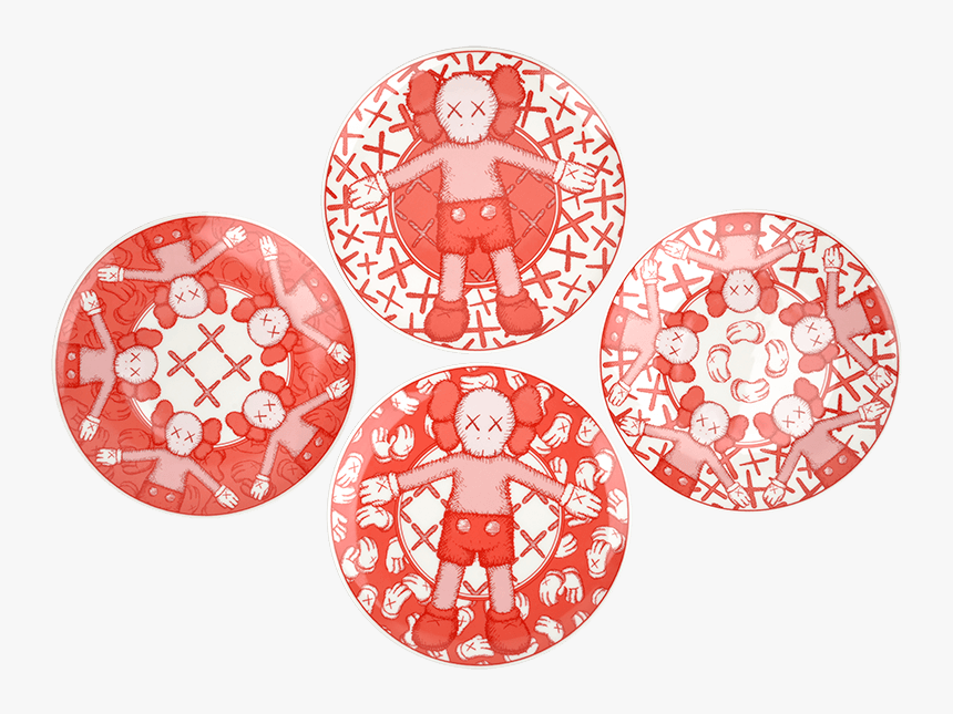 Kaws - holiday plate Set - Ngv Plate Set Kaws, HD Png Download