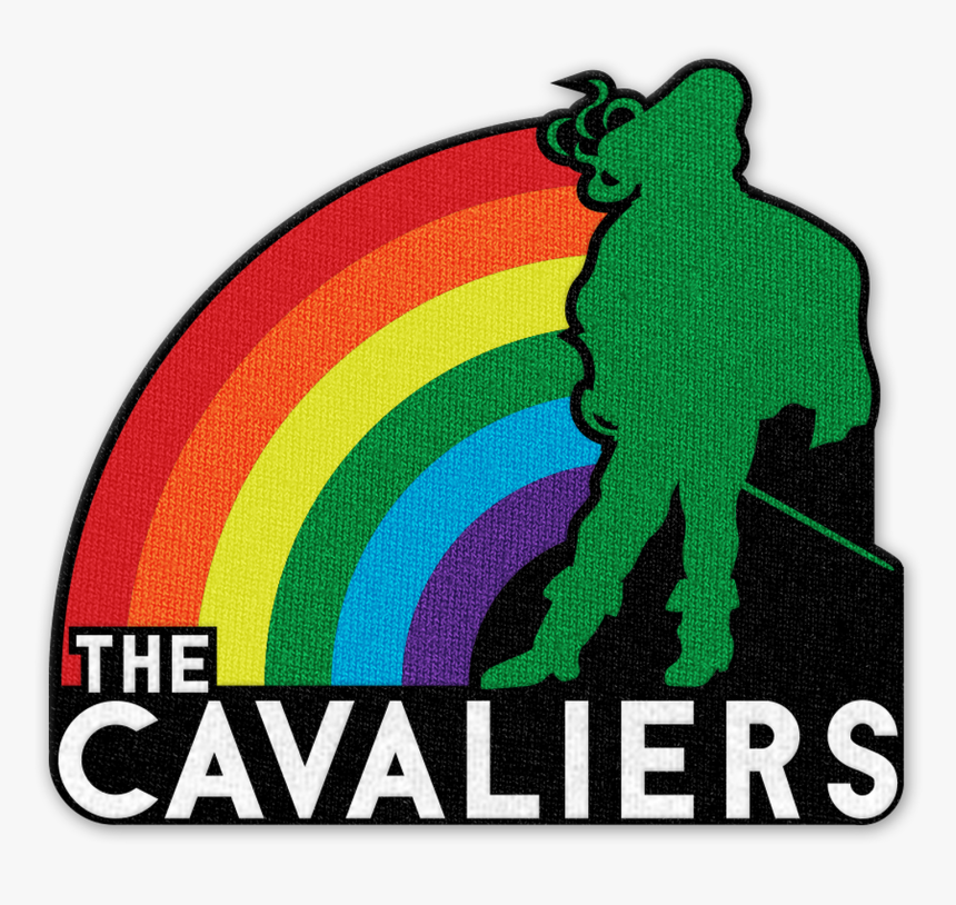 Cavaliers Standing Man Rainbow Patch - Graphic Design, HD Png Download