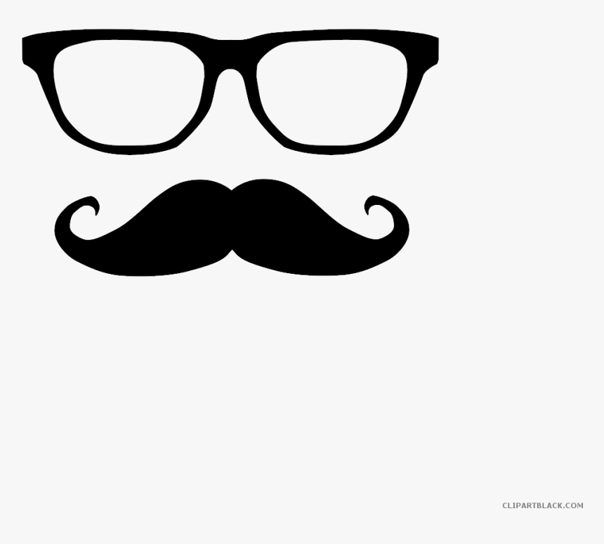 Glass Clipart Hipster Glass - Glass And Beard Png, Transparent Png