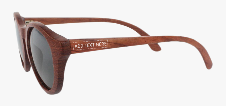 Rosewood Round Sunglasses 
 Class - Plastic, HD Png Download