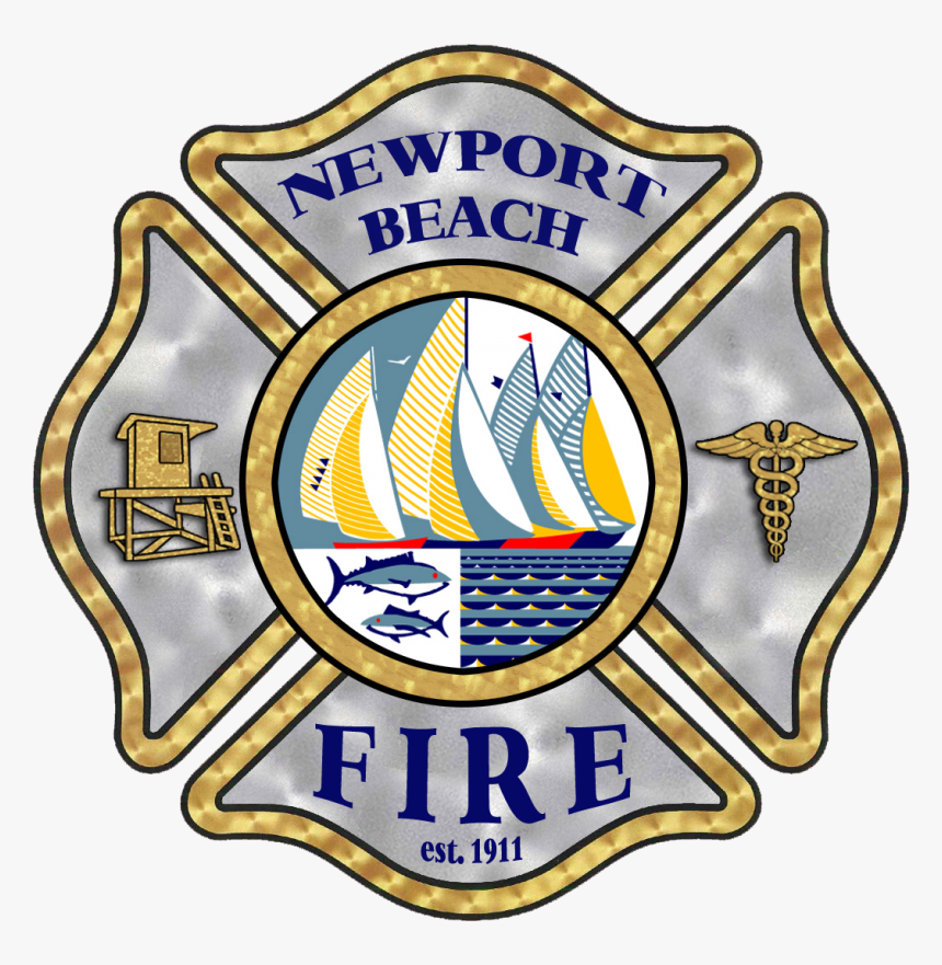 Newport Beach Fire Department Logo, HD Png Download