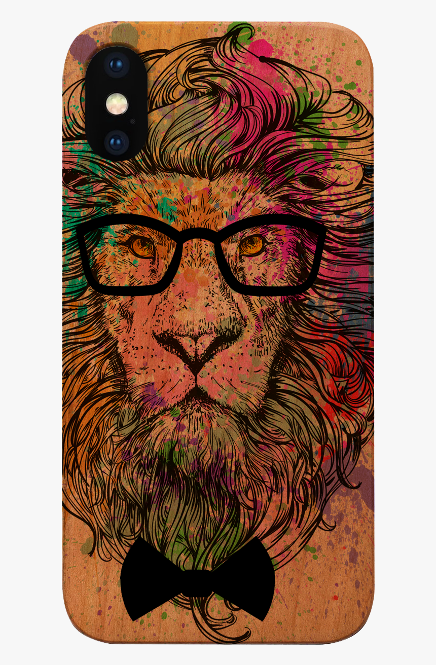 Cherry Wood - Lion Coloré, HD Png Download