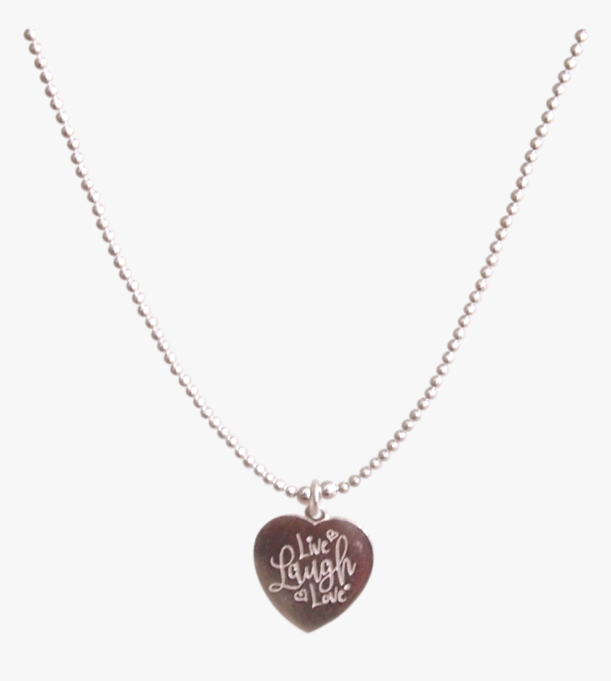 Necklace Tarquina Live Laugh Love - Mangalsutra With Earrings Design, HD Png Download