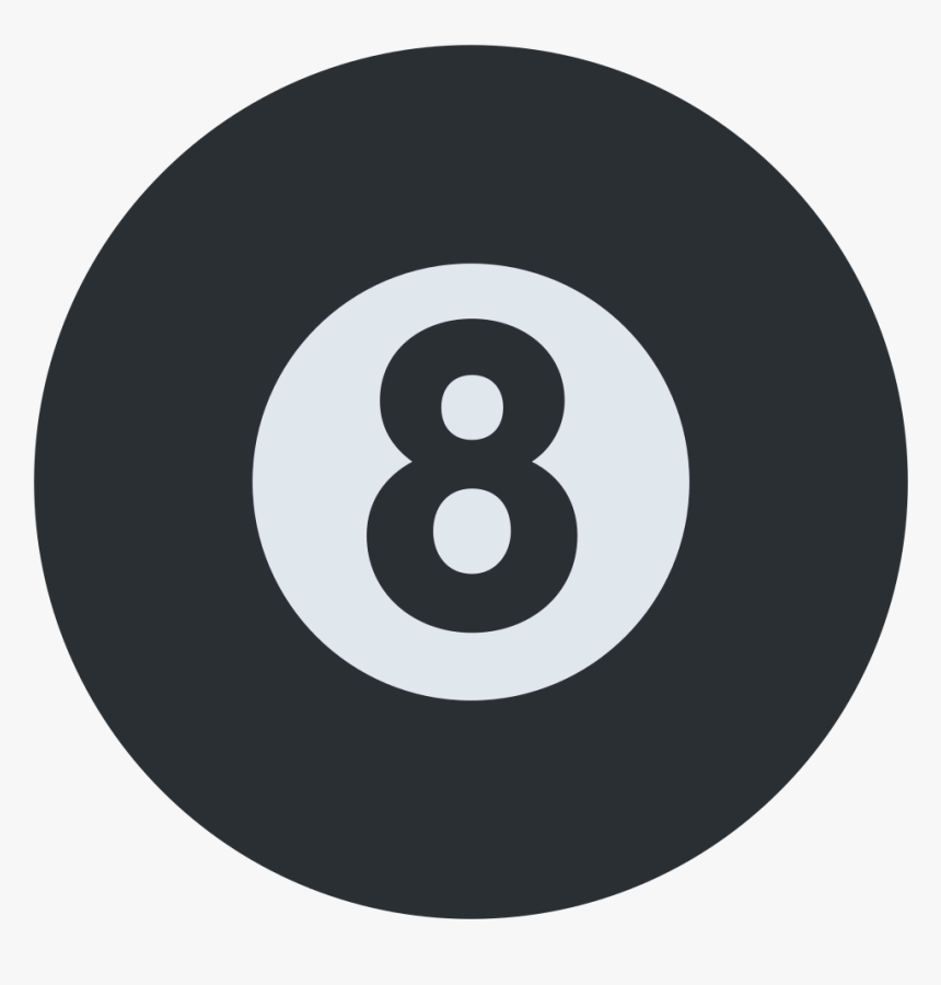 8 Ball Png - Instagram Icon Round Grey, Transparent Png