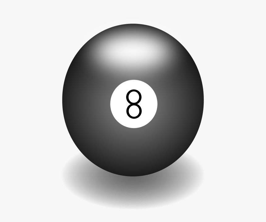 Eight Ball Png - Circle, Transparent Png