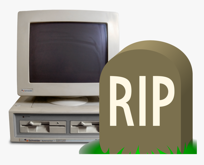 Rip Pc - Transparent Retro Computer, HD Png Download