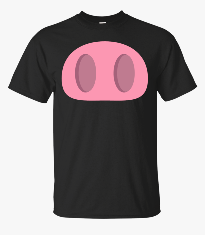 Pig Nose Emoji T-shirt , Png Download - T-shirt, Transparent Png