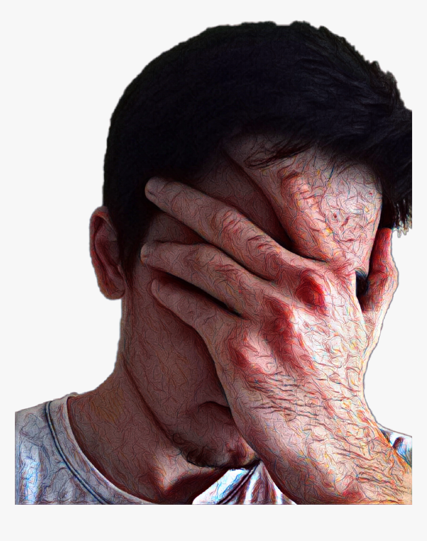 #facepalm - Human, HD Png Download