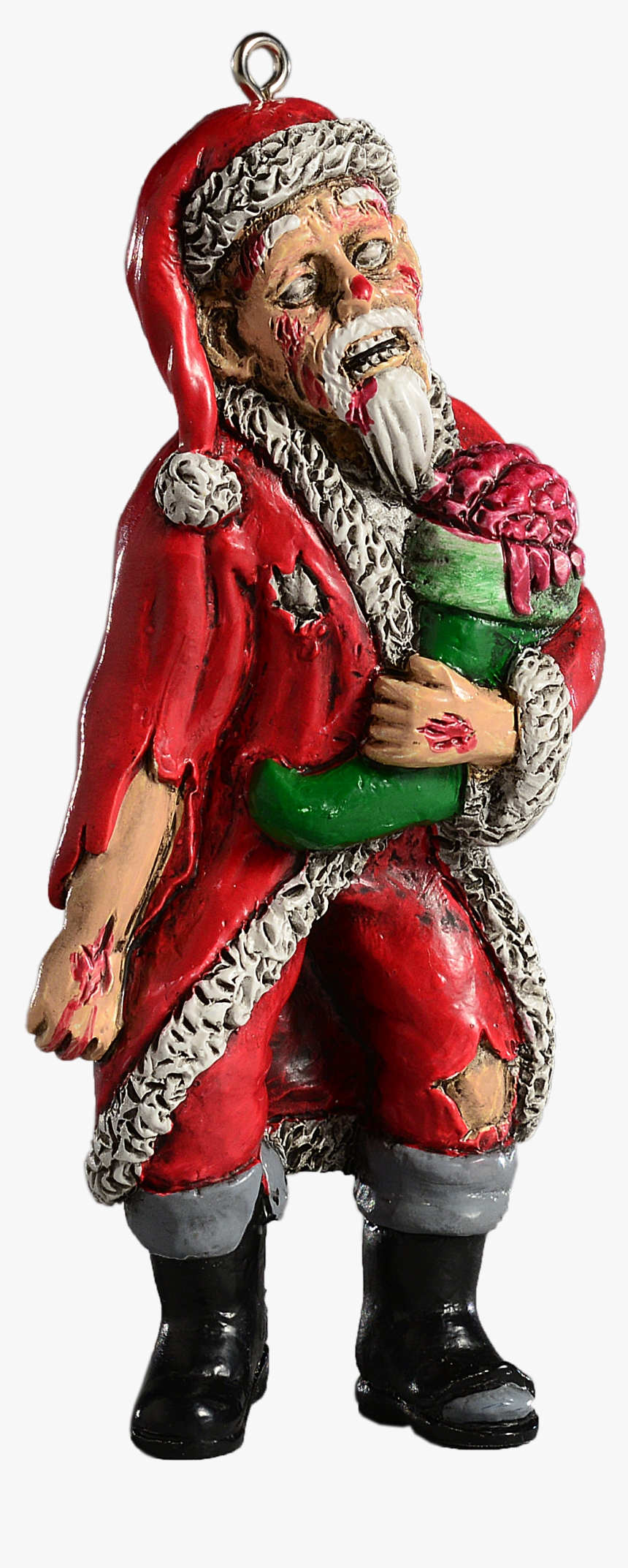 Zombie Santa Christmas - Scary Christmas Tree Ornaments, HD Png Download