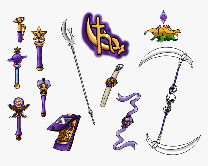 Saturn Clipart Mercury - Sailor Saturn Sailor Crystal Item, HD Png Download