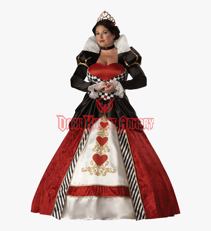 Transparent Queen Of Hearts Card Png - Womens Costume Size 18, Png Download