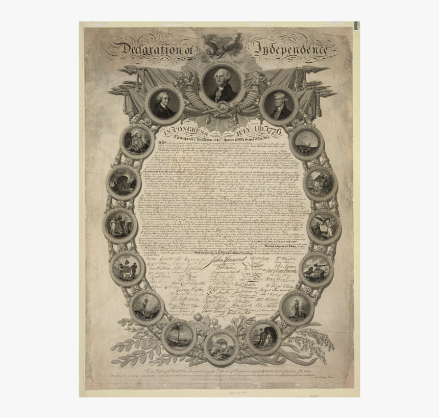 Binns Copy Declaration Of Independence, HD Png Download