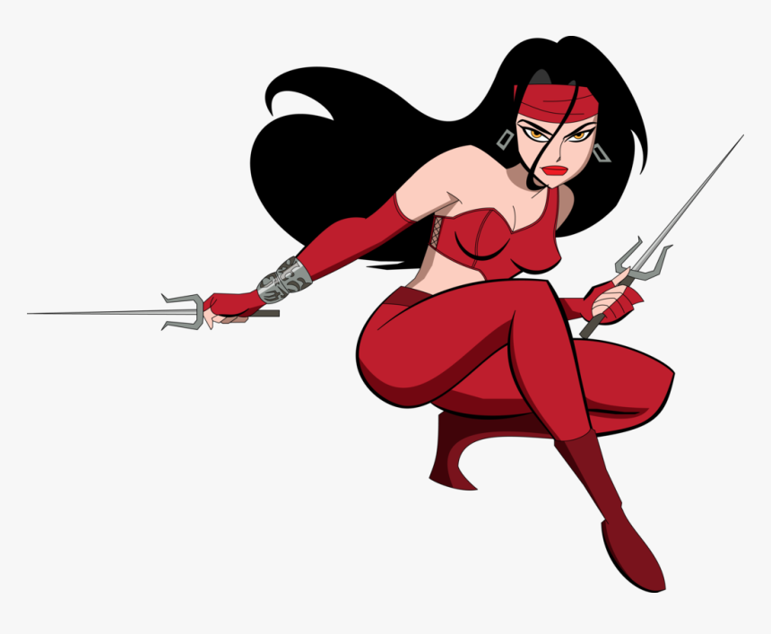 Elektra Bruce Timm, HD Png Download