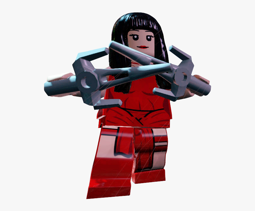   - Elektra Lego Marvel Super Heroes, HD Png Download