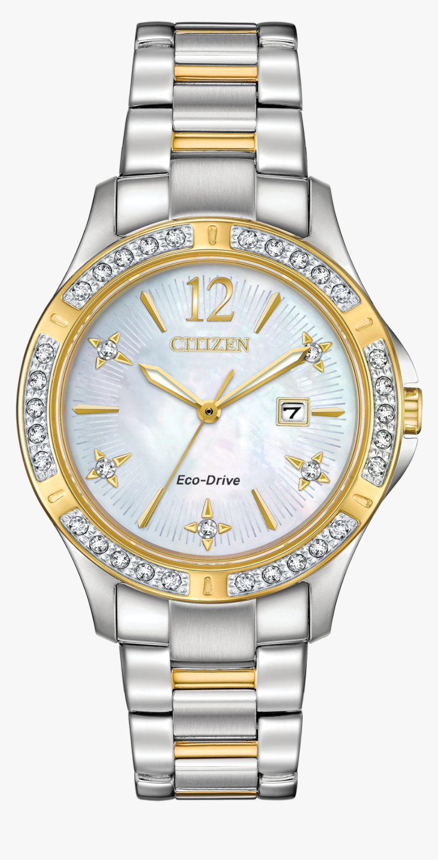 Elektra Main View - Citizen Eco Drive Ladies Watch With Diamonds, HD Png Download
