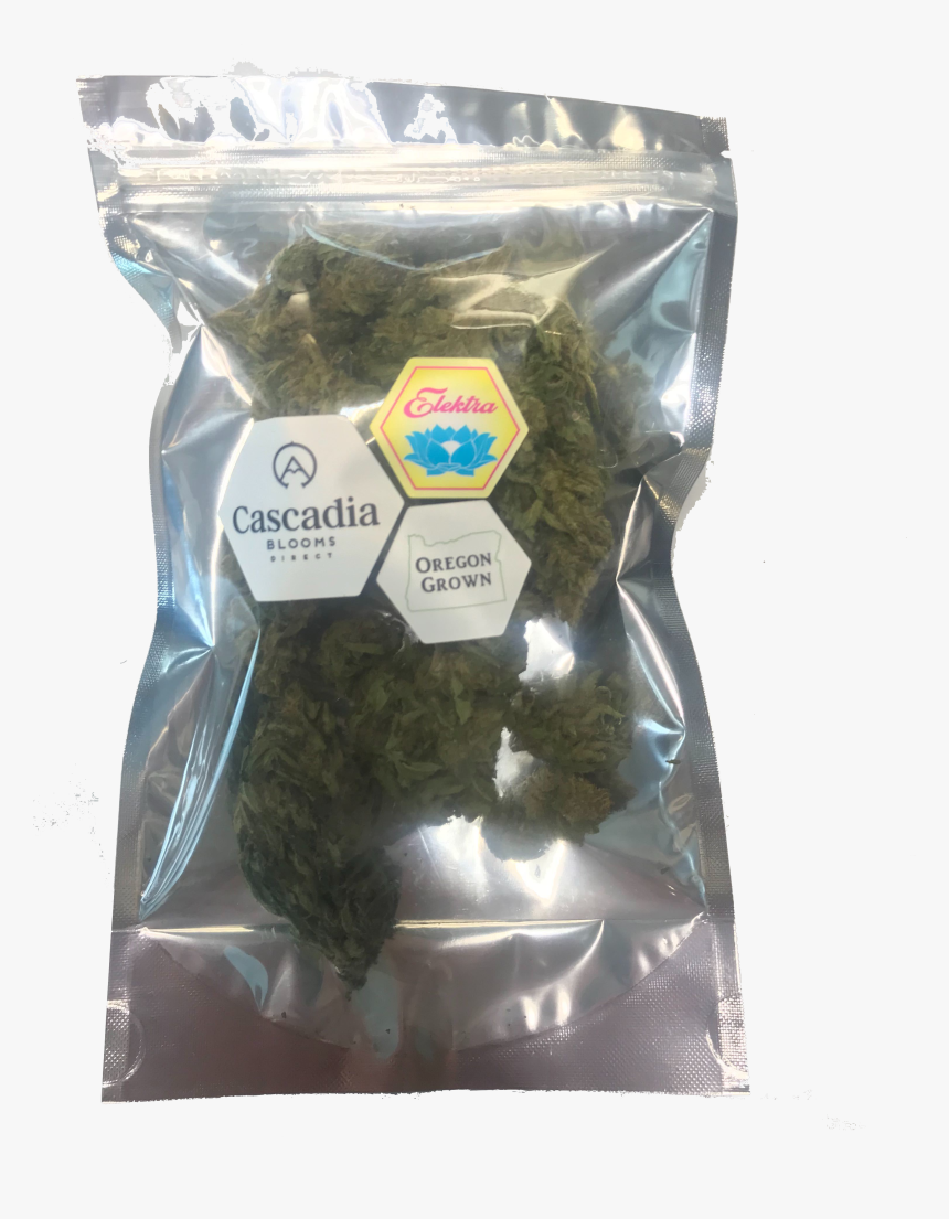Sealed Bag Of Elektra Hemp Buds - Mixture, HD Png Download
