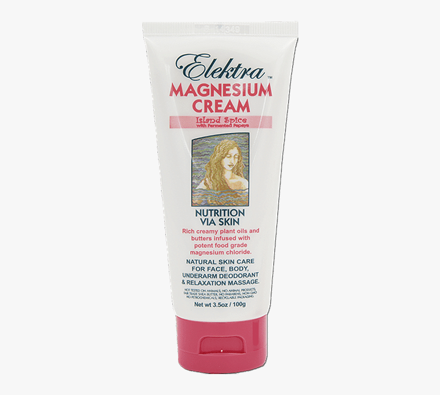 Elektra Magnesium Island Spice Cream 100g Tube - Sunscreen, HD Png Download