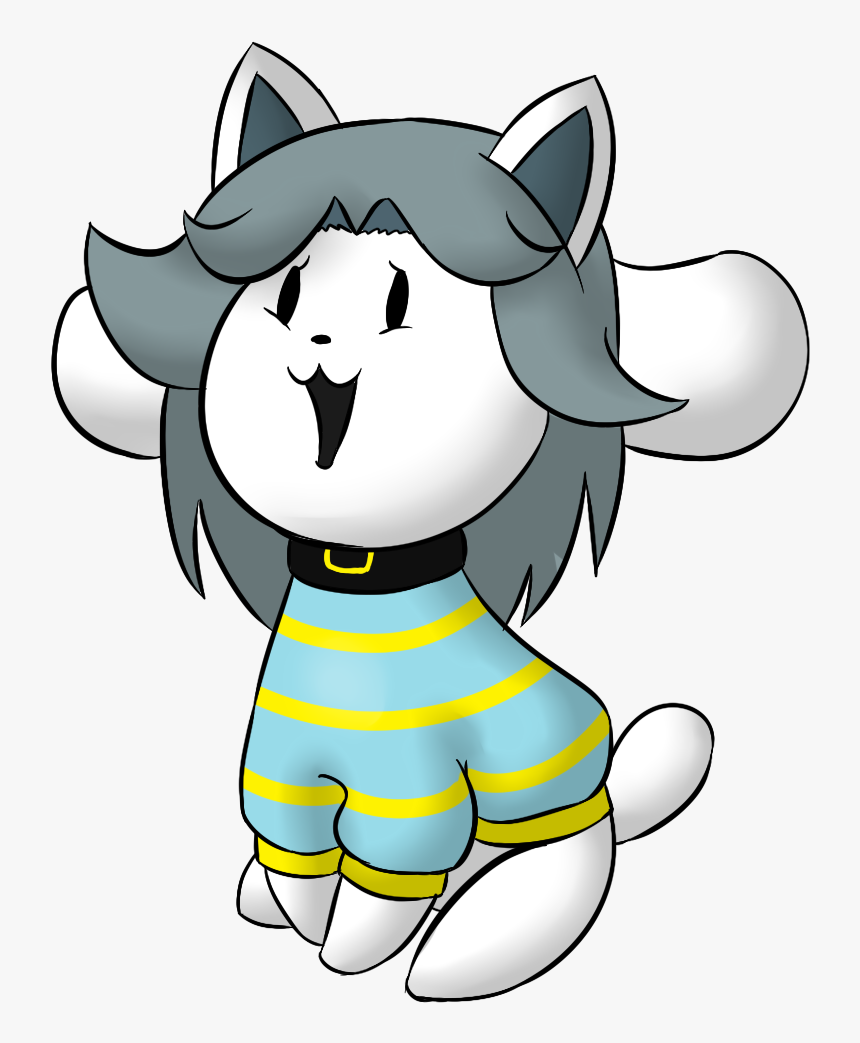 Temmie By Ponderingchibi-d9hl6f6 - Temmie Transparent Background, HD Png Download