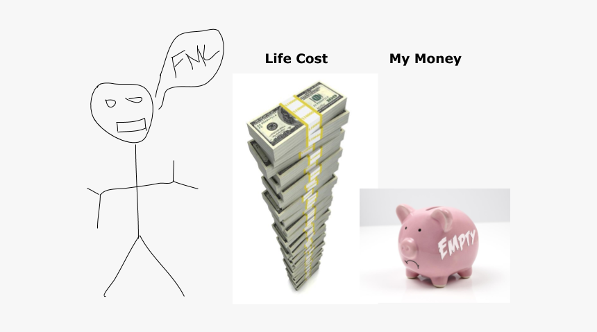 As You Can See, I’m Just A Normal Person Trying To - Cash, HD Png Download