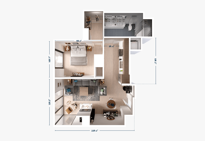 Modern Apartment Downtown Los Angeles, HD Png Download