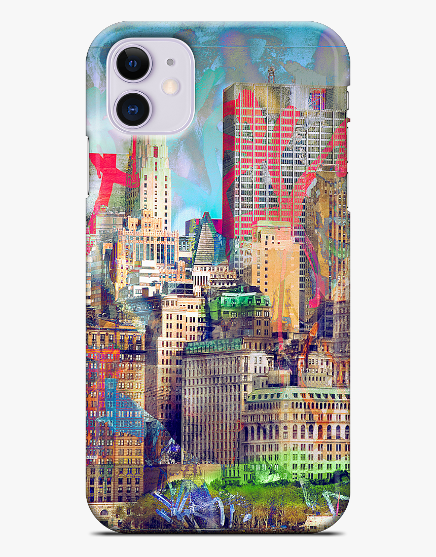 Graffiti Skyline Iphone Case 
 Data Mfp Src //cdn - Iphone, HD Png Download