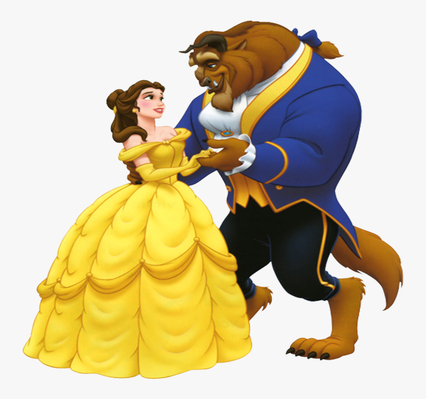 Couple Clipart - Beauty And The Beast Transparent Background, HD Png Download