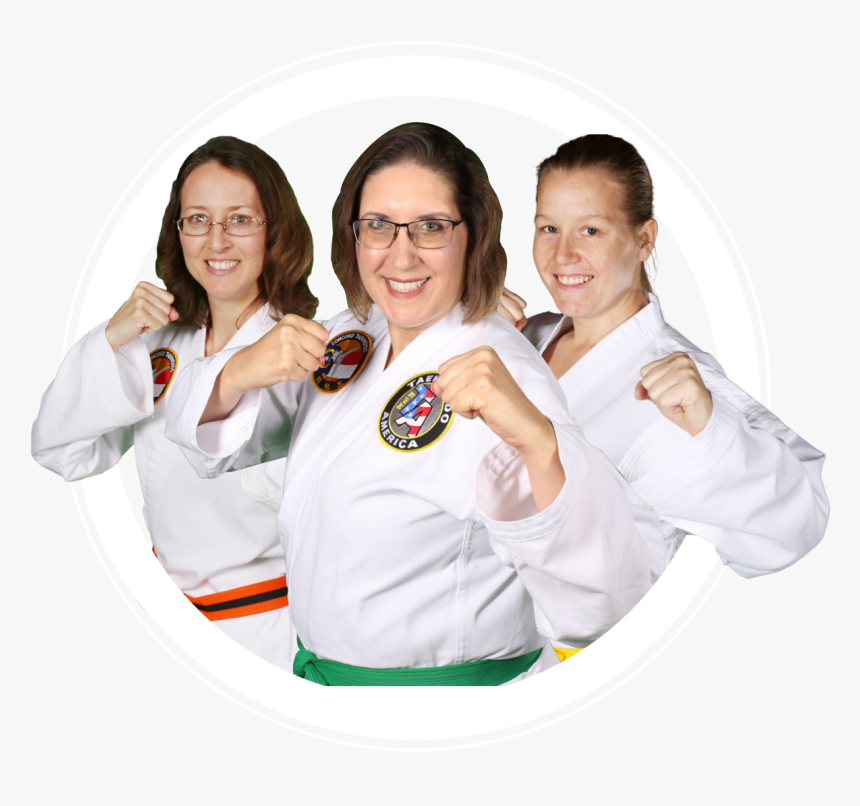 Three Taekwondo Moms , Png Download - Taekwondo, Transparent Png