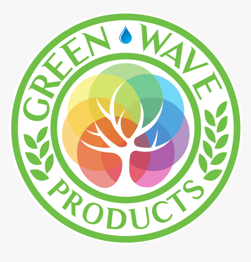 Green Wave Products Logo 7 No White, HD Png Download