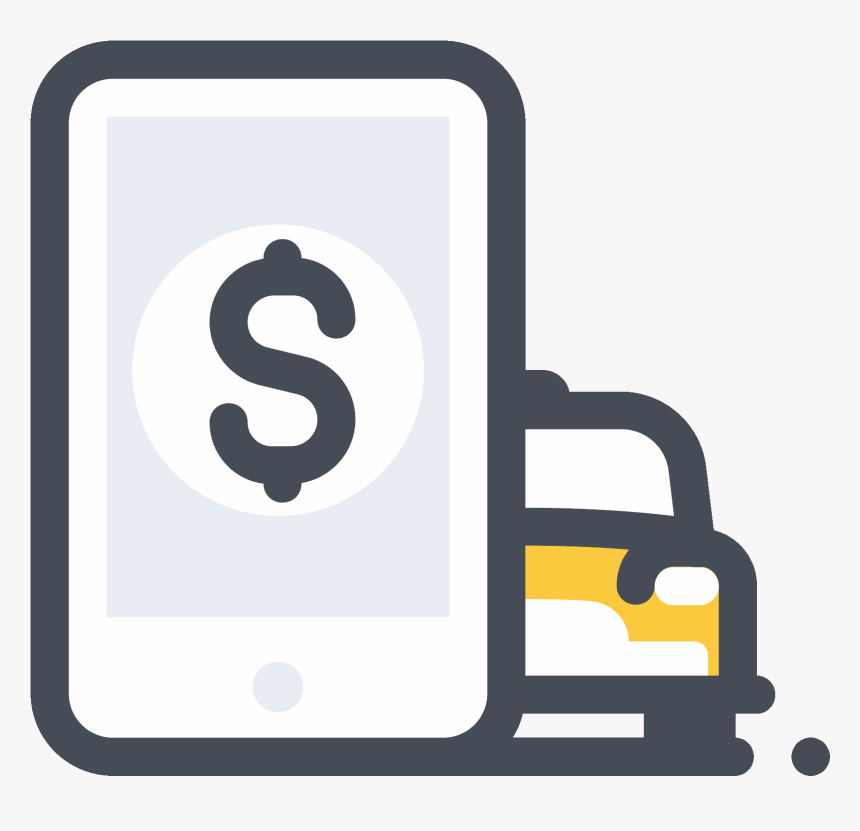 Taxi Mobile Payment Icon - Icon Tax, HD Png Download