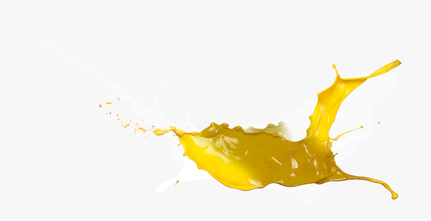 Yellow Paint Splash Png Download - Portable Network Graphics, Transparent Png