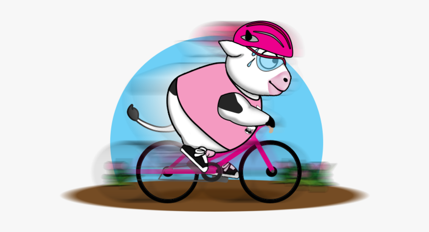 Biking - Cartoon, HD Png Download