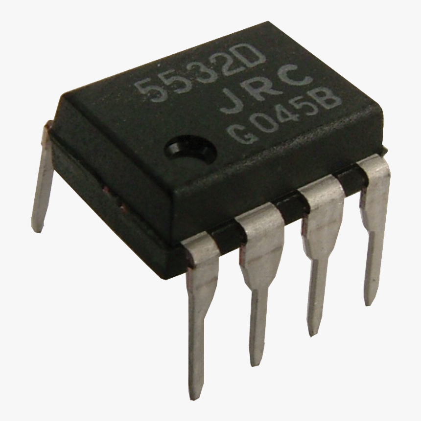 Ne5532, Dual, Low Noise, 8 Pin Dip Image - Integrated Circuit, HD Png Download
