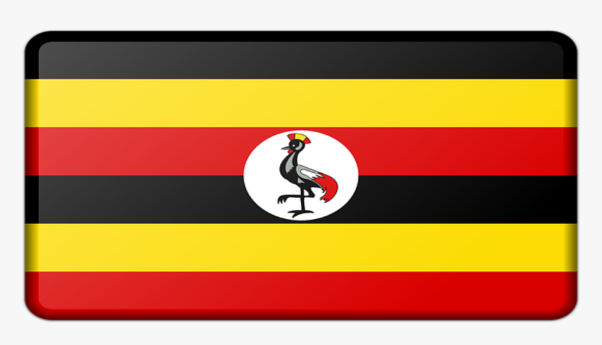 Flag Of Uganda Clipart, HD Png Download