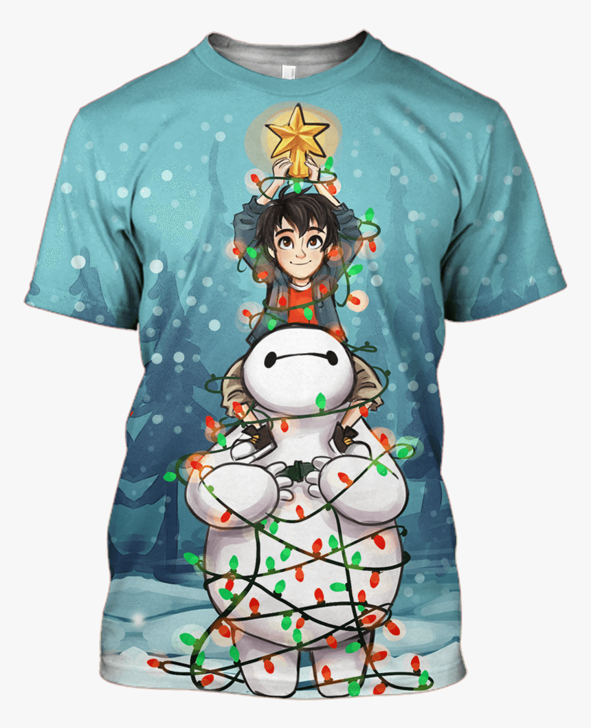 Gearhuman 3d Baymax Big Hero 6 Tshirt - Acoustic Guitar Shirt, HD Png Download
