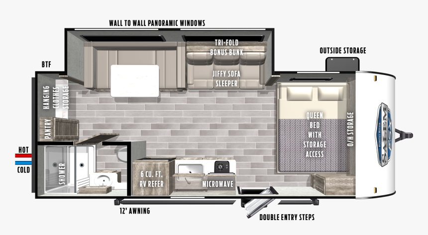 Forest River Wildwood Fsx 170ss, HD Png Download