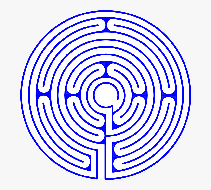 Labyrinth Symbol Chartres, HD Png Download