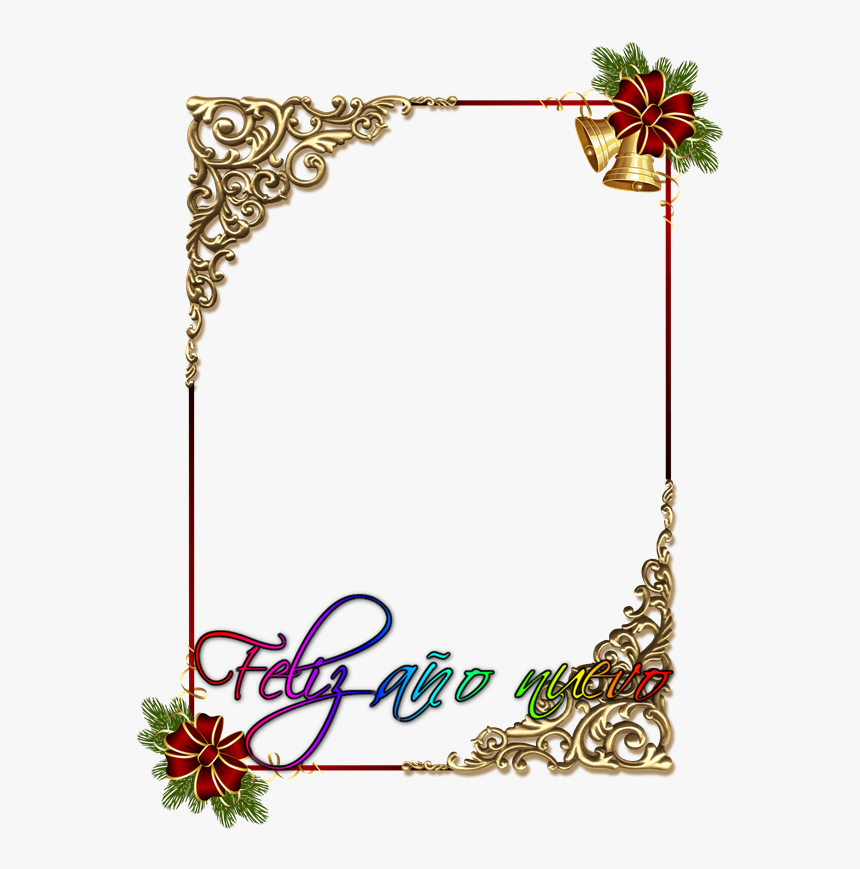 Free Christmas Background Frame Png, Transparent Png