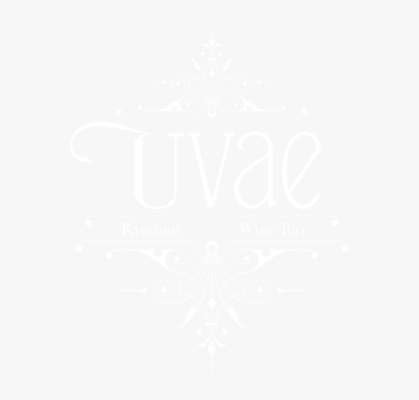 White Logo For Uvae Kitchen And Wine Bar In Chicago - Johns Hopkins Logo White, HD Png Download
