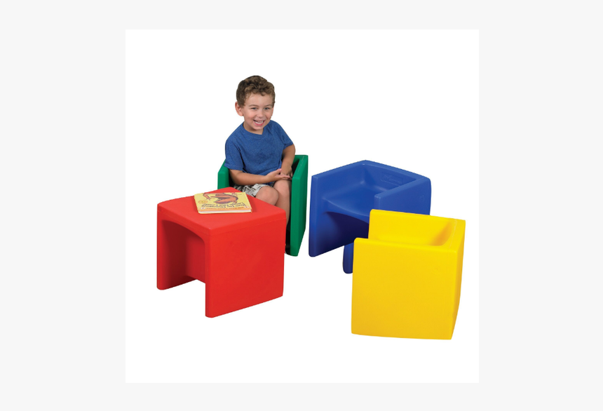 Product Image Children&#039;s Factory Cube Chair, HD Png Download