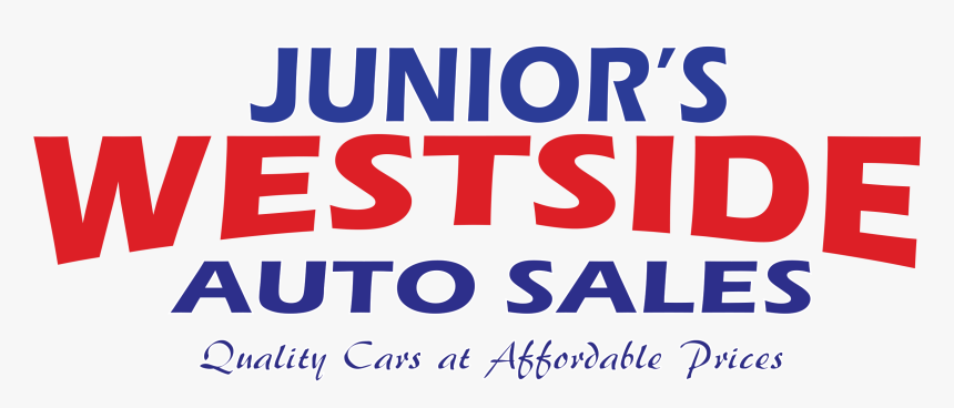 Jr Normal Font White Border - Juniors Westside Auto Sales, HD Png Download
