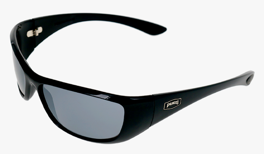 Rounded Rectangle-shiny Black Frame Smoke Mirror Lens - Plastic, HD Png Download