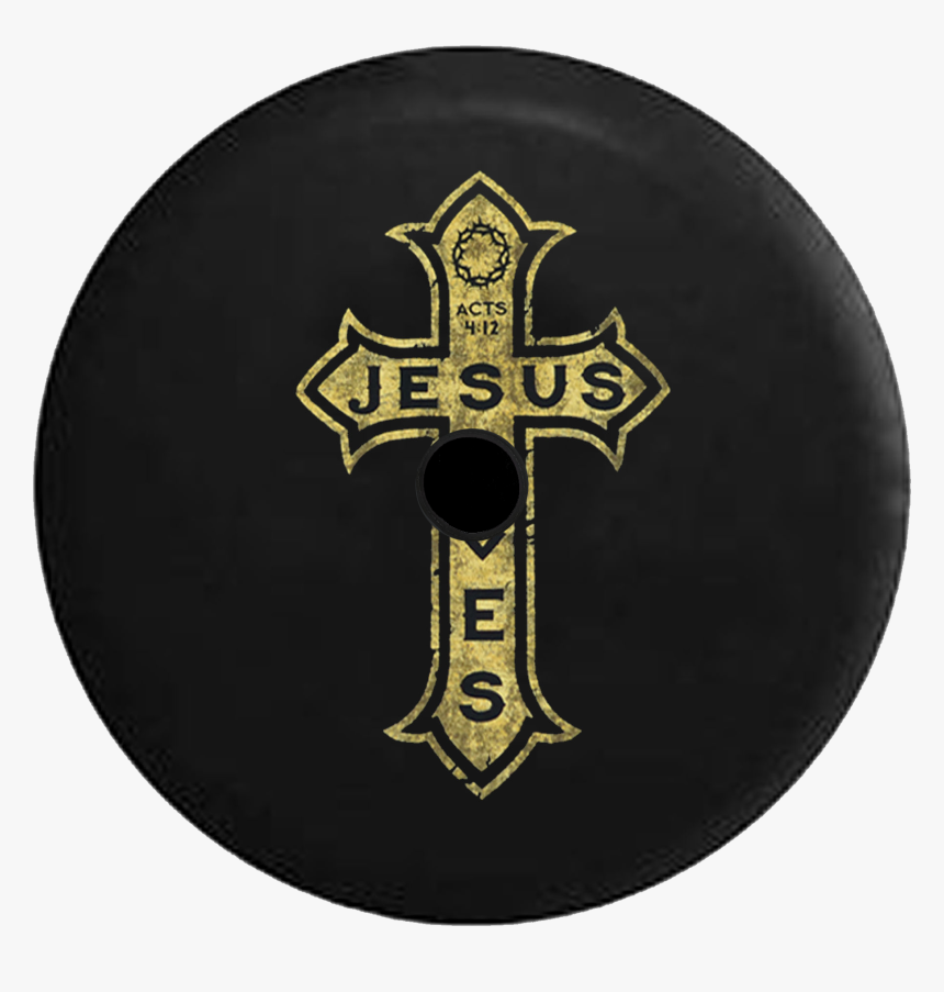 Jeep Wrangler Jl Backup Camera Jesus Saves Holy Cross - Crest, HD Png Download